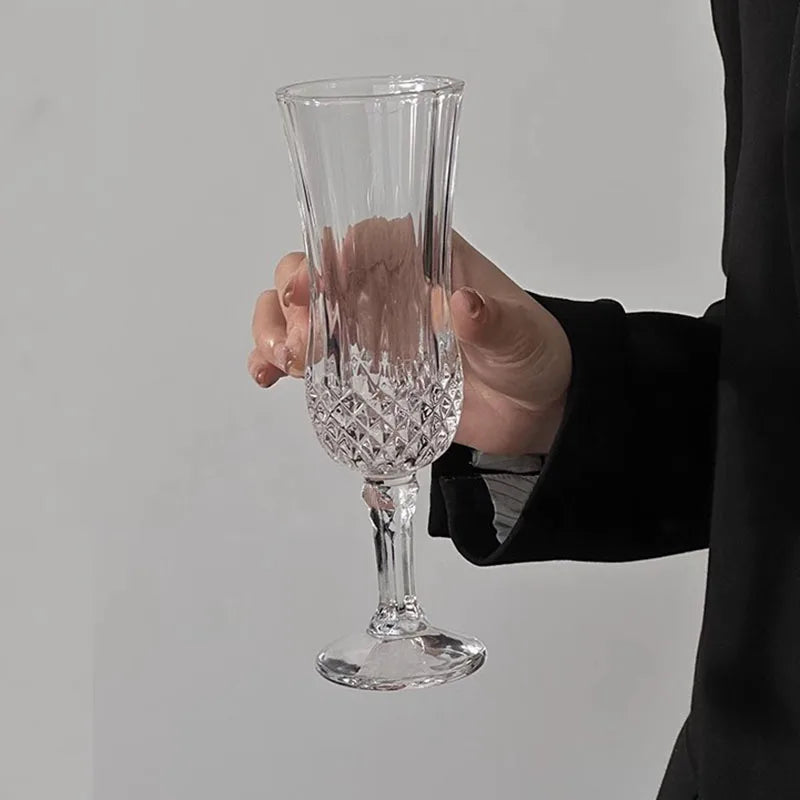 4Piece Elegant Etched Barware Handwash