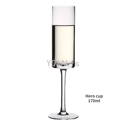 Modern Sleek Crystal Champagne Flutes 2 Styles Hand wash