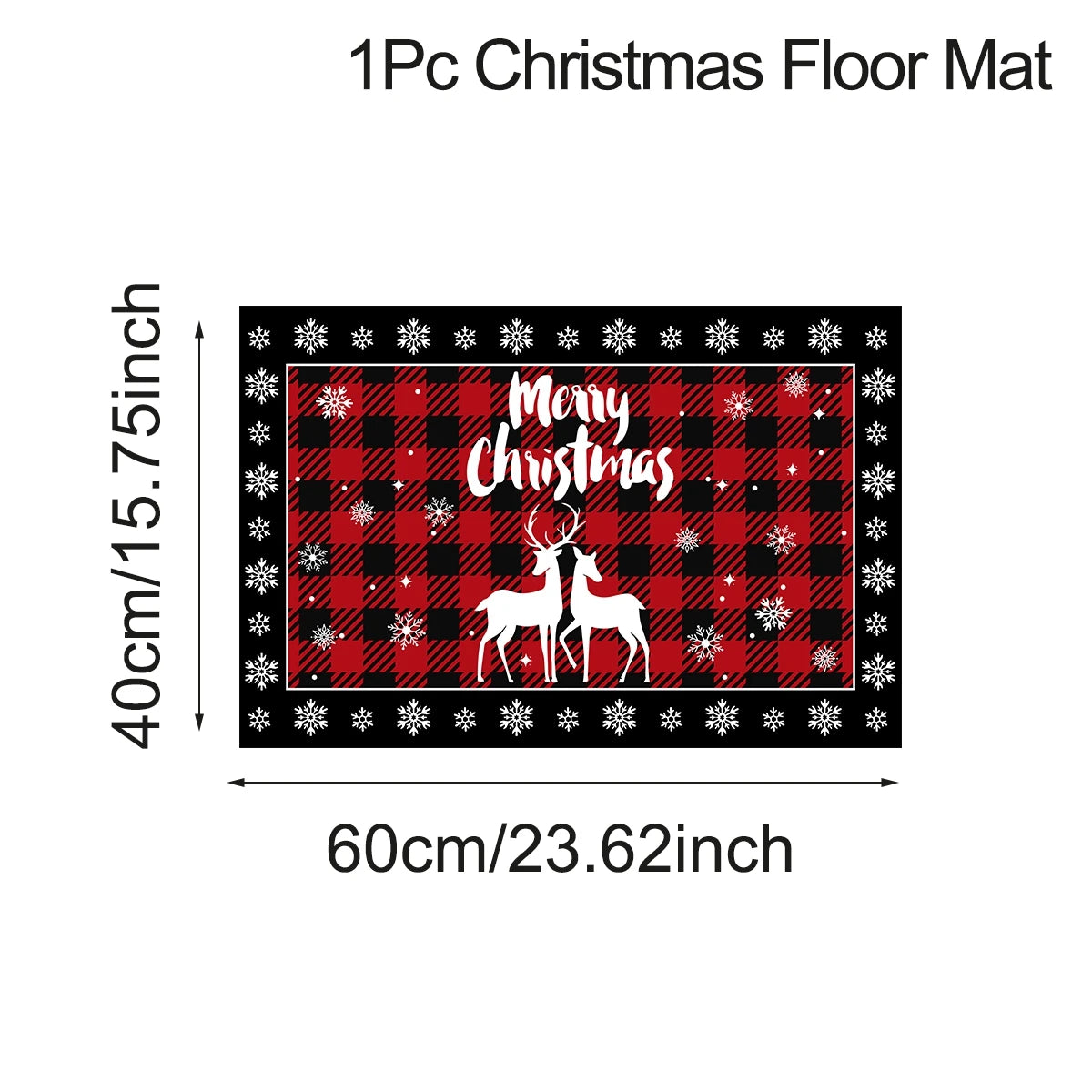 Christmas Kitchen Floor Mats