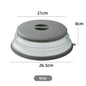 Collapsible Microwave Food Cover Prevents Splatter Colander