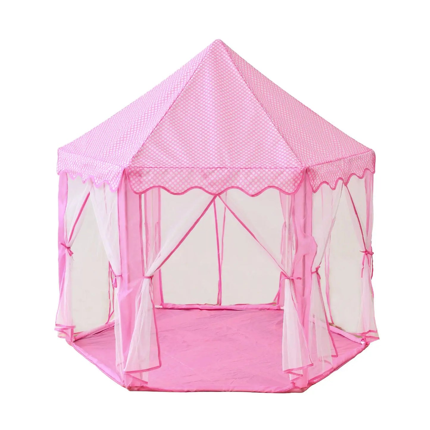 Outdoor/Indoor, Portable, Folding Princess Castle Tent With LED Star Lights