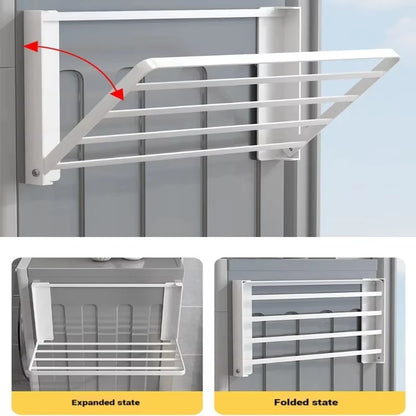 Metal Foldable Magnetic Storage Shelf, Black/White. 41 cm x 25 cm D x 25 cm H
