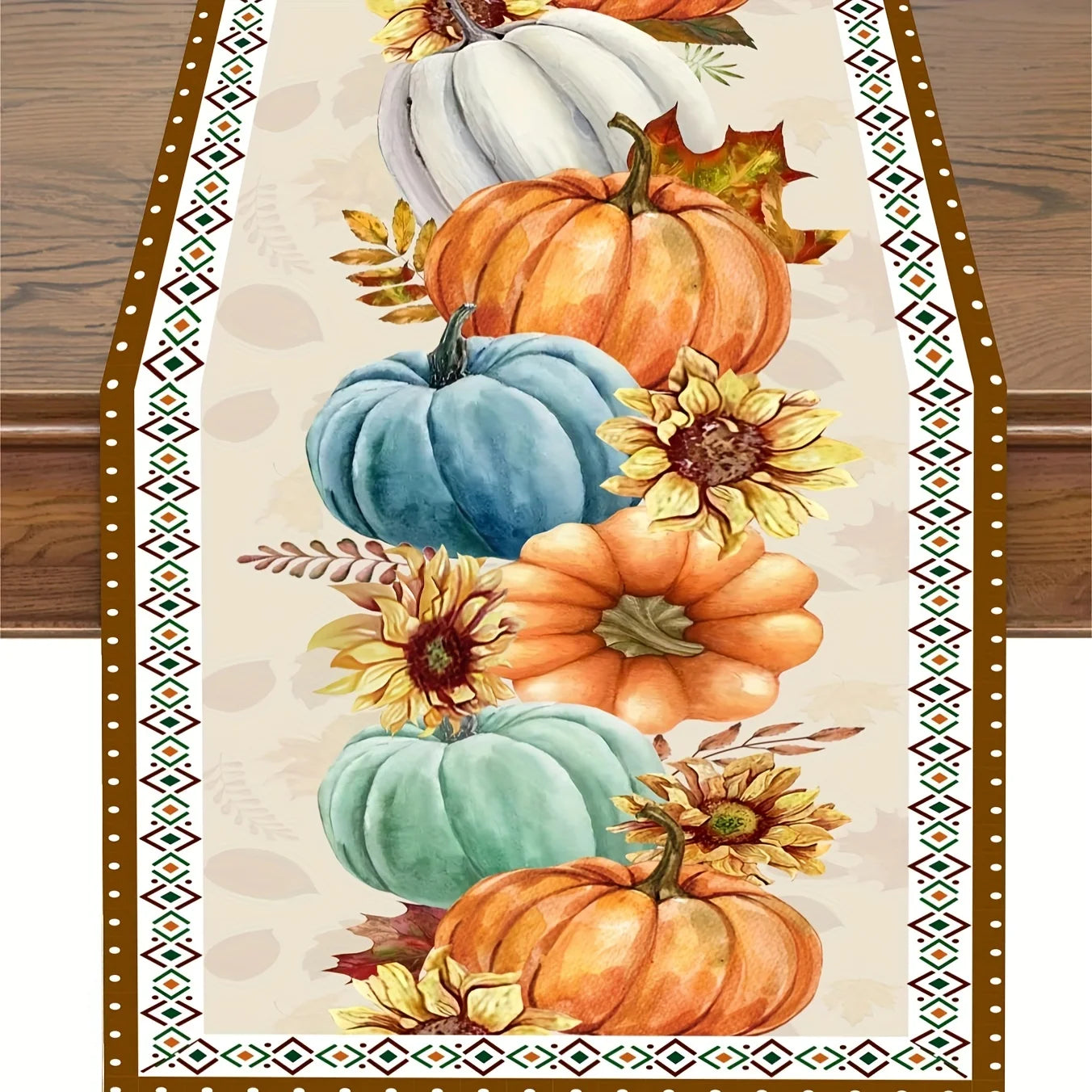 Fall/Thanksgiving Linen Table Runner