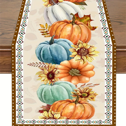 Fall/Thanksgiving Linen Table Runner
