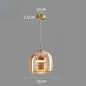Modern Hanging Glass Pendant Lights for Kitchen Dining Room Living Room