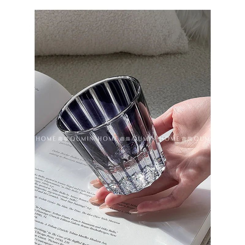 s
Elegant Crystal Whiskey Glass Clear/Black/Green/Orange/Purple/Blue Available Handwash