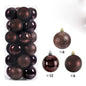 24Pcs 3/4/6CM Christmas  Tree Pendant Ornaments