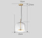 Modern Hanging Glass Pendant Lights for Kitchen Dining Room Living Room