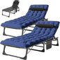Light Weight Portable Tanning Lounge Chair Set Of 2