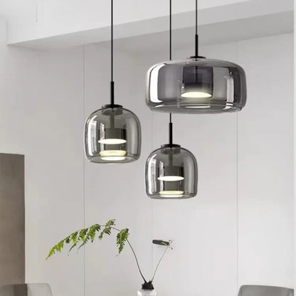 Modern Hanging Glass Pendant Lights for Kitchen Dining Room Living Room