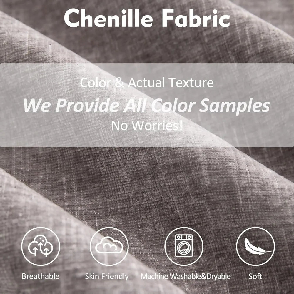 108" U Shaped Couch, Modular Sectional Sofa, 3-Seater Comfy Cloud Couch with Movable Ottoman