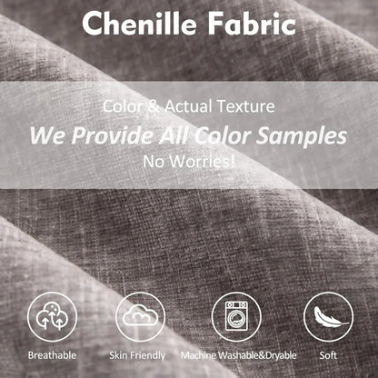 108" U Shaped Couch, Modular Sectional Sofa, 3-Seater Comfy Cloud Couch with Movable Ottoman