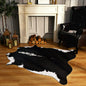 American Style Faux Fur Animal Print Rug