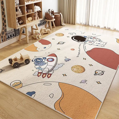 Children's Room Crystal PileRug Living Room Bedroom Crawl Mat Reading Area Baby Play Crawl Mat Bedroom Rug
Children's Room Velvet Soft Play Mat/Area Rug
