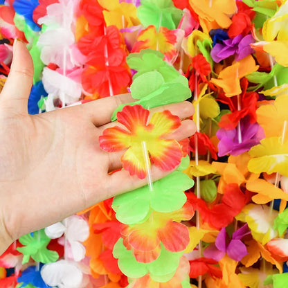 10/20/30/50 Piece Hawaiian Flower Leis