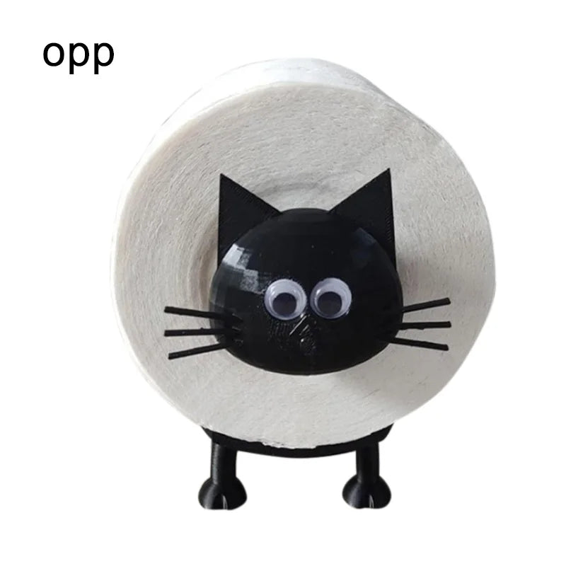 Cute Black Sheep Toilet Paper Holder Stackable