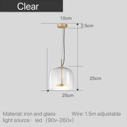 Modern Hanging Glass Pendant Lights for Kitchen Dining Room Living Room