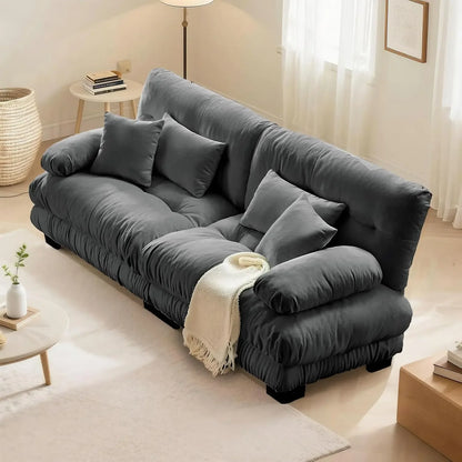 Modern Velvet  Loveseat
