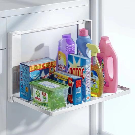 Magnetic Laundry Product Shelf, Attaches To Side Of Washer Or Dryer