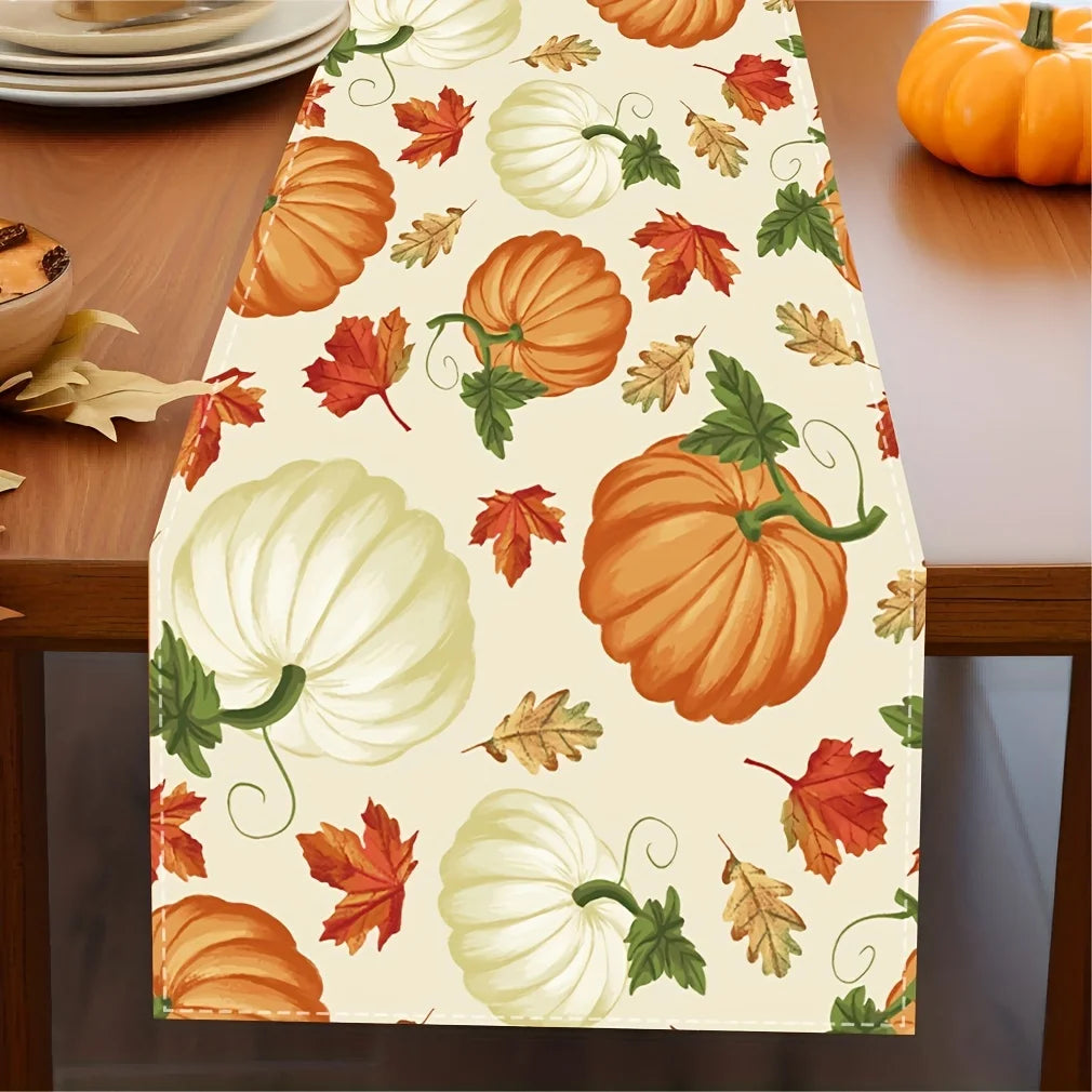 Fall/Thanksgiving Linen Table Runner