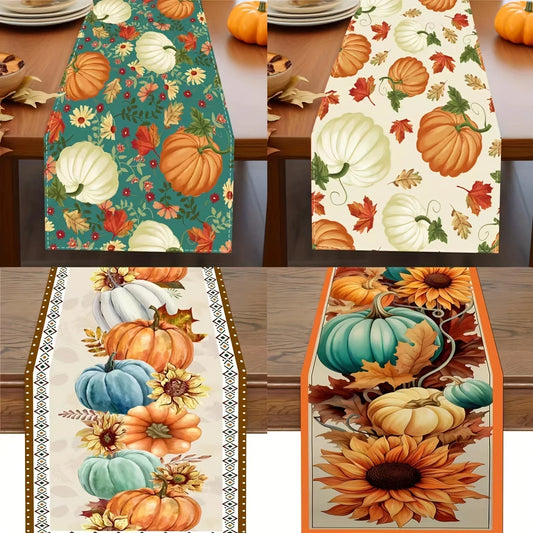 Fall/Thanksgiving Linen Table Runner