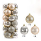 24Pcs 3/4/6CM Christmas  Tree Pendant Ornaments