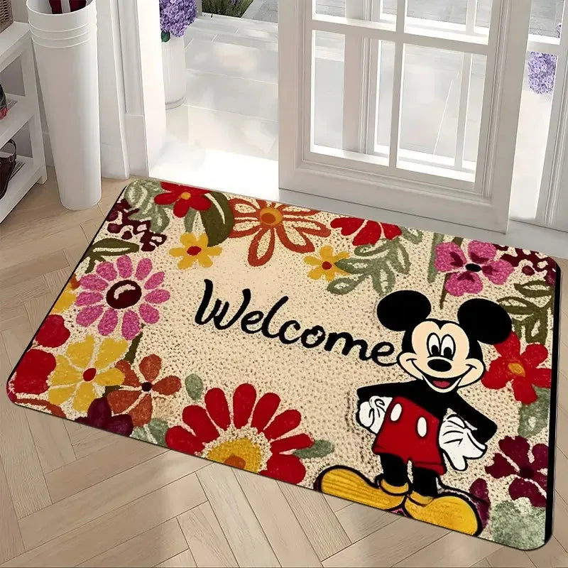 Mickey Mouse Non Slip Fade Resistant Absorbent Welcome Mat