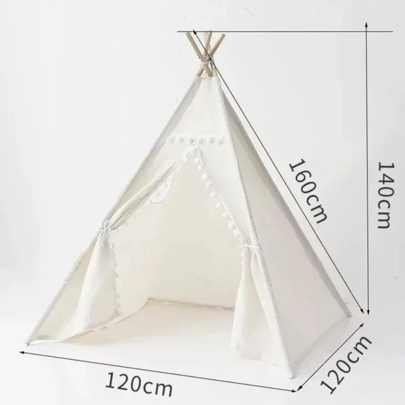 1.6m Children's TeePee Tent, Portable