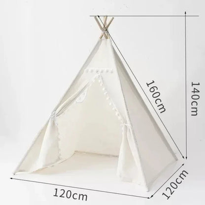 1.6m Children's TeePee Tent, Portable