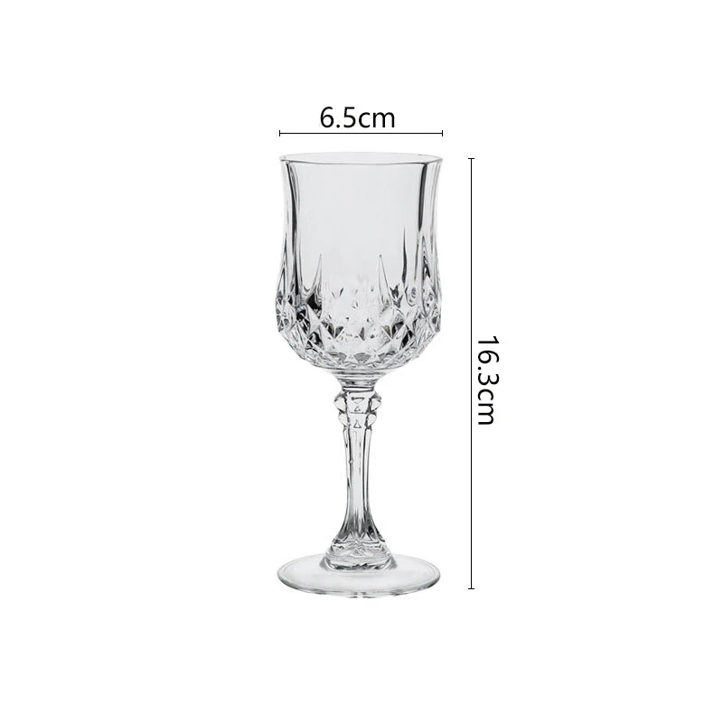 2 Piece Elegant Etched Stemware 5.5 Oz Hand Wash