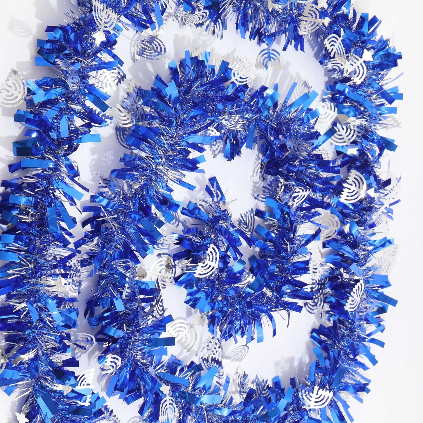2 Meters Hanukkah Theme  Tinsel Garland Banner