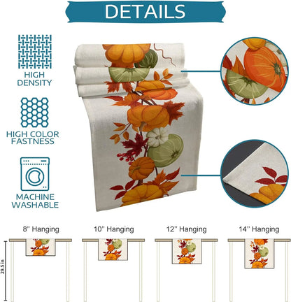 Fall/Thanksgiving Linen Table Runner