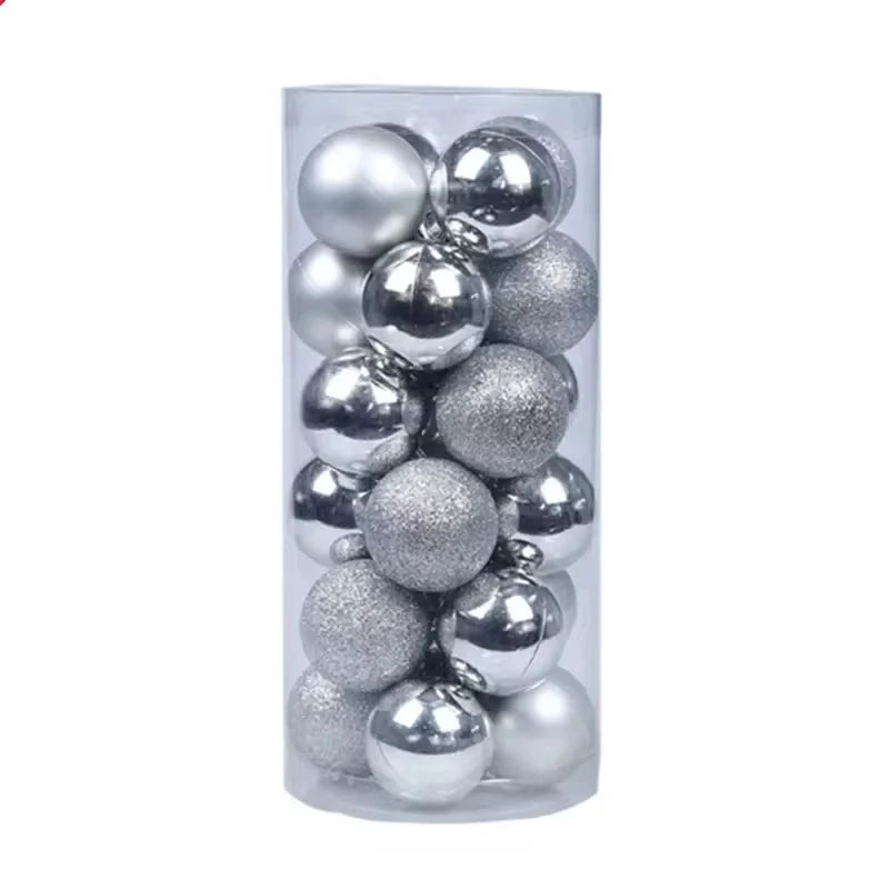 24 Piece 3 Or 4 cm Round Christmas Ornaments