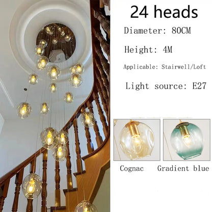 Modern Luxury Spiral Chandelier