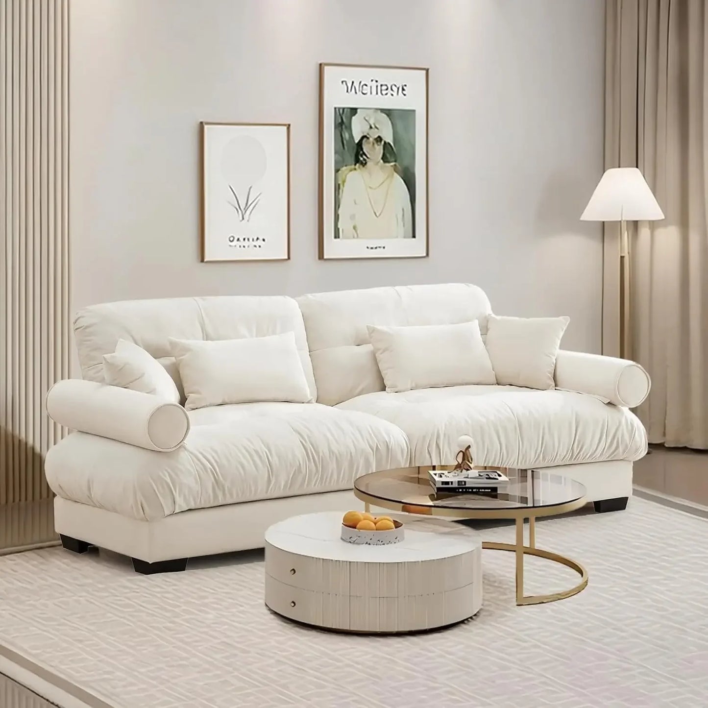 Modern Velvet  Loveseat