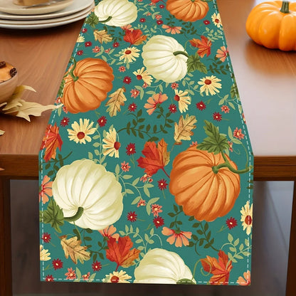 Fall/Thanksgiving Linen Table Runner