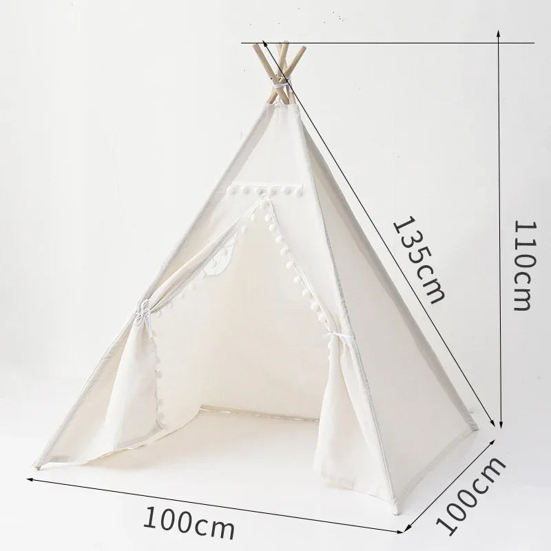1.6m Children's TeePee Tent, Portable