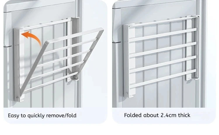 Magnetic Laundry Product Shelf, Attaches To Side Of Washer Or Dryer