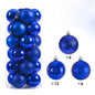 24Pcs 3/4/6CM Christmas  Tree Pendant Ornaments