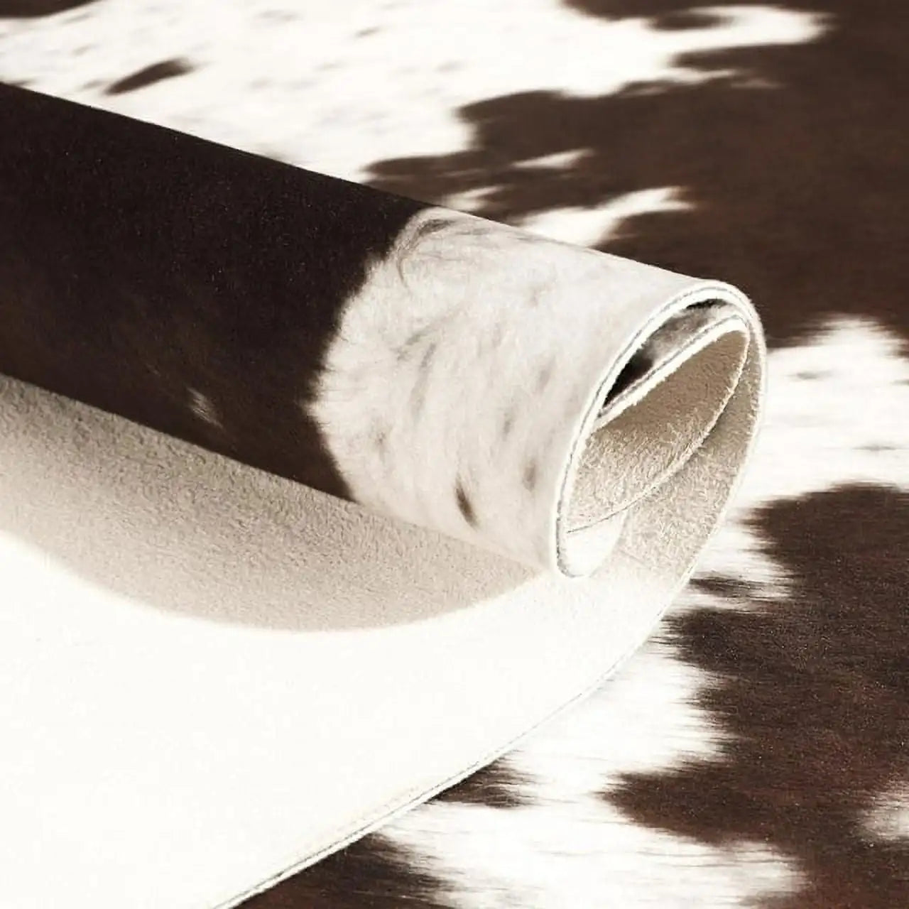 American Style Faux Fur Animal Print Rug