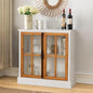 Modern Decorative Storage Cabinet, Adjustable Shelves