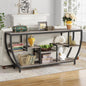Modern Console/Sofa Table With Shelving
