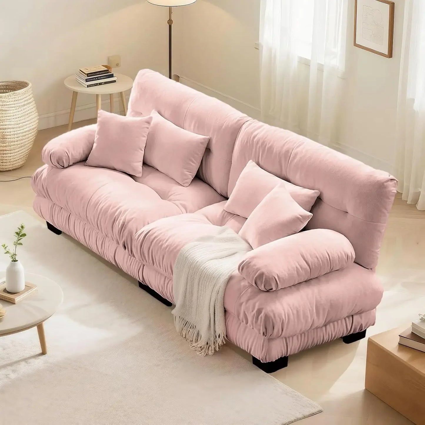 Modern Velvet  Loveseat