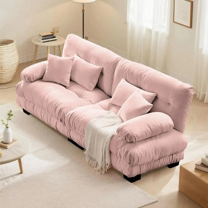 Modern Velvet  Loveseat