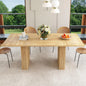 Dining Table for 6 8 10, Modern Farmhouse Rectangular Table