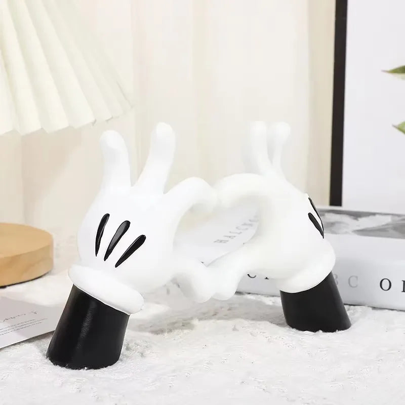 Funky, Fun, Resin Cartoon Hands Sculpture