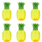 Plastic Fruit Drink Cups With Straw, Strawberry/Pineapple/Watermelon, Set Of 6 Or 8