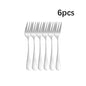 30 Piece Silver Stainless Steel Cutlery Set Knife/Dinner Fork/Dessert Fork/Tablespoon/Teaspoon Dishwasher Safe