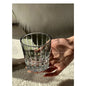 s
Elegant Crystal Whiskey Glass Clear/Black/Green/Orange/Purple/Blue Available Handwash