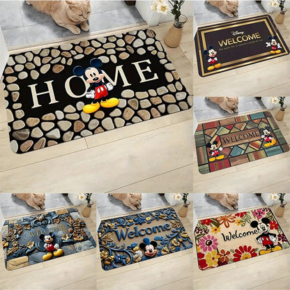 Mickey Mouse Non Slip Fade Resistant Absorbent Welcome Mat